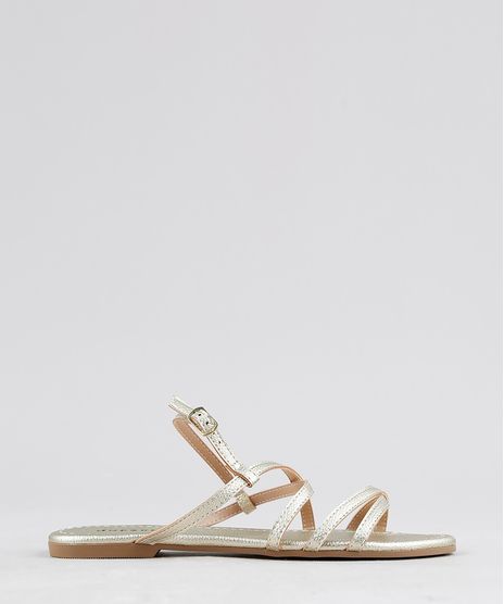 Rasteira-Feminina-Metalizada-Tiras-Cruzadas-Dourado-9272263-Dourado_1