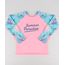 Blusa-de-Praia-Infantil-com-Estampa-Floral-Manga-Longa-com-Protecao-UV50--Rosa-Neon-9280962-Rosa_Neon_1