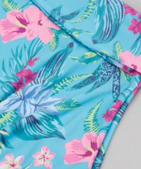 Saia-de-Praia-Infantil-com-Estampa-Floral-com-Protecao-UV50--Verde-Agua-9280963-Verde_Agua_3