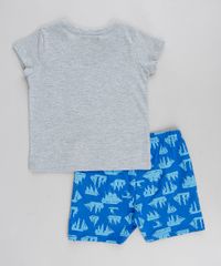 Pijama-Infantil-Pirata-Manga-Curta-Cinza-Mescla-9288239-Cinza_Mescla_2