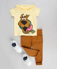 Camiseta-Infantil-Scooby-Doo-com-Capuz-Manga-Curta-Amarela-Claro-9303015-Amarelo_Claro_3