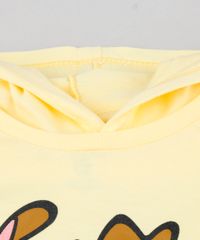 Camiseta-Infantil-Scooby-Doo-com-Capuz-Manga-Curta-Amarela-Claro-9303015-Amarelo_Claro_4
