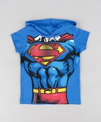 Camiseta-Infantil-Super-Homem-com-Capuz-Manga-Curta-Azul-Royal-9302999-Azul_Royal_1