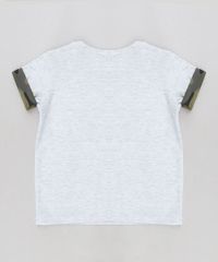 Camiseta-Infantil-com-Bolso-Estampado-Camuflado-Manga-Curta-Gola-Careca-Cinza-Mescla-Claro-9303314-Cinza_Mescla_Claro_2