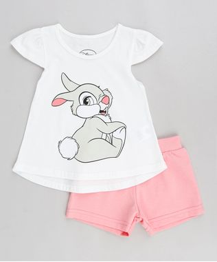 Conjunto-Infantil-Tambor-Bambi-de-Blusa-Manga-Curta-Off-White---Short-em-Moletom-Rosa-1-8742088-Rosa_1_1