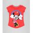Blusa-Infantil-Minnie-com-Glitter-Manga-Curta-Decote-Redondo-Coral-9300982-Coral_1