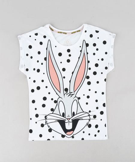 Blusa-Infantil-Pernalonga-Manga-Curta-Decote-Redondo-Branca-9301006-Branco_1 Blusa-Infantil-Pernalonga-Manga-Curta-Decote-Redondo-Branca-9301006-Branco_1