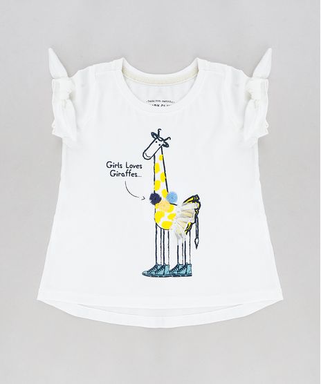 Blusa-Infantil-Estampa-Interativa-de-Girafa-Manga-Curta-Decote-Redondo-Off-White-9244877-Off_White_1