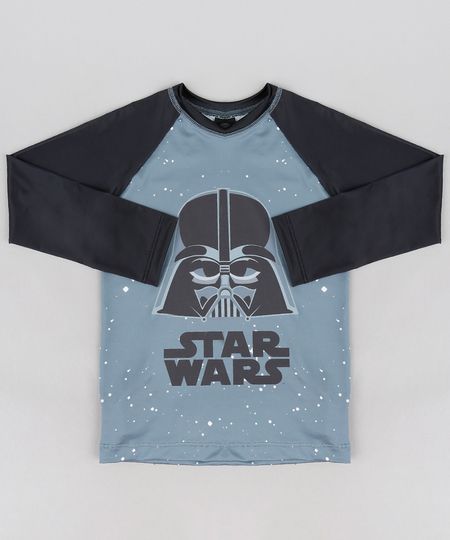 Camiseta-de-Praia-Infantil-Darth-Vader-Star-Wars-com-Protecao-UV50--Chumbo-9228734-Chumbo_1
