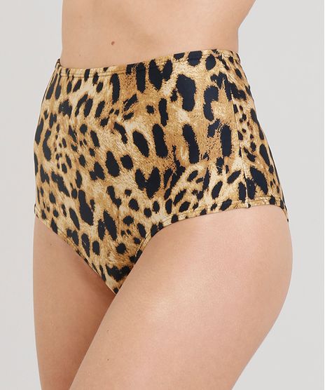 Biquini-Calcinha-Hot-Pant-Estampada-Animal-Print-com-Protecao-UV50--Bege-9263860-Bege_1