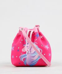 Bolsa-Infantil-Estampada-de-Unicornio---Elasticos-de-Cabelo-Pink-9239122-Pink_2