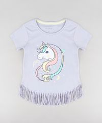 Blusa-Infantil-com-Unicornio-e-Franjas-Manga-Curta-Decote-Redondo-Lilas-9297990-Lilas_1