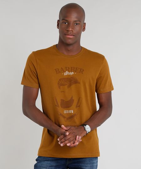 Camiseta-Masculina--Barber-Shop--Manga-Curta-Gola-Careca-Caramelo-9265807-Caramelo_1 Camiseta-Masculina--Barber-Shop--Manga-Curta-Gola-Careca-Caramelo-9265807-Caramelo_1