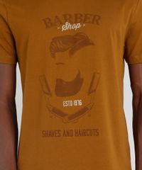 Camiseta-Masculina--Barber-Shop--Manga-Curta-Gola-Careca-Caramelo-9265807-Caramelo_4