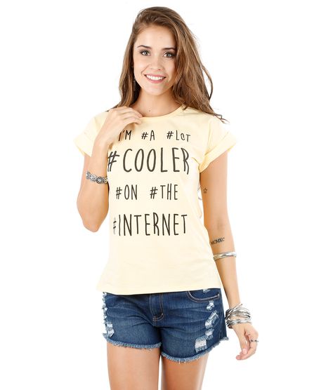 Blusa-com-Estampa--ImALotCooler-Amarelo-Claro-8212188-Amarelo_Claro_1