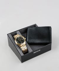 Kit-de-Relogio-Analogico-Seculus-Masculino---Carteira---23645GPSVDA3K-Dourado-9364346-Dourado_1
