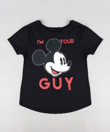 Blusa-Infantil-Mickey--I-m-Your-Guy--Manga-Curta-Decote-Redondo-Preta-9300988-Preto_1 Blusa-Infantil-Mickey--I-m-Your-Guy--Manga-Curta-Decote-Redondo-Preta-9300988-Preto_1