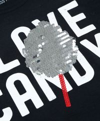 Blusa-Infantil--I-Love-Candy--com-Paete-Dupla-Face-Manga-Curta-Decote-Redondo-Preta-9245406-Preto_4