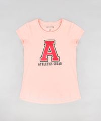 Blusa-Infantil--Athletics-Squad--Manga-Curta-Decote-Redondo-Coral-9302148-Coral_1
