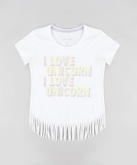 Blusa-Infantil--I-Love-Unicorn--com-Franjas-Manga-Curta-Branca-9298651-Branco_1