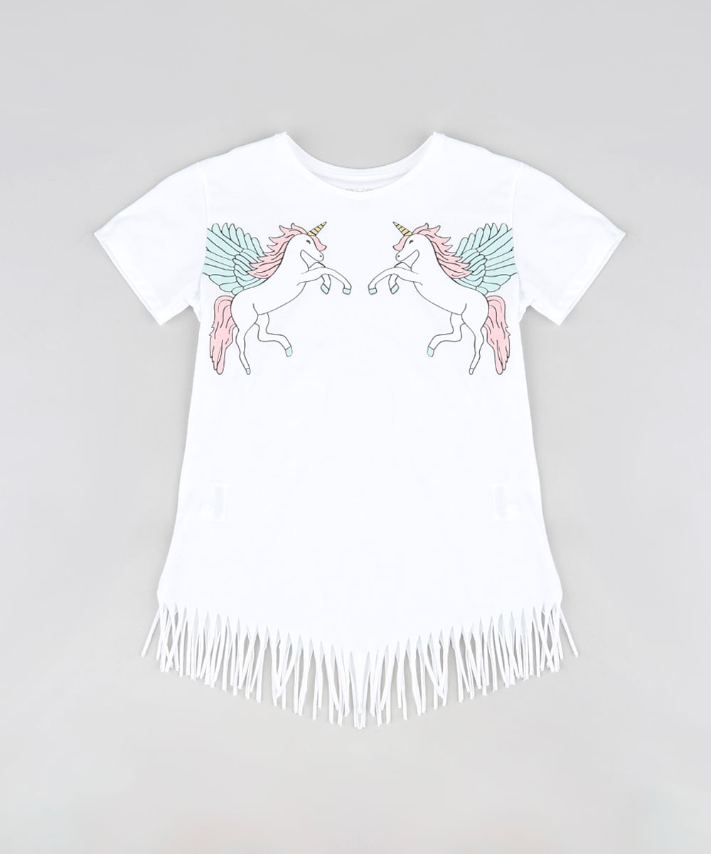 blusa de frio unicornio infantil