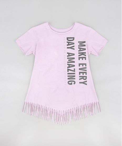 Blusa-Infantil--Make-Every-Day-Amazing--com-Franjas-Manga-Curta-Lilas-9301021-Lilas_1