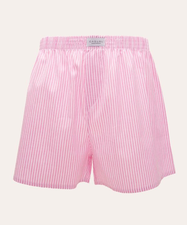 cueca samba canção listrada de algodão rosa M