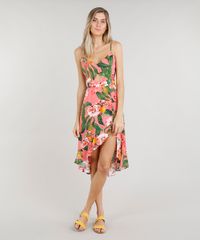Vestido-Feminino-Midi-Estampado-Floral-com-Babado-Coral-9191303-Coral_3