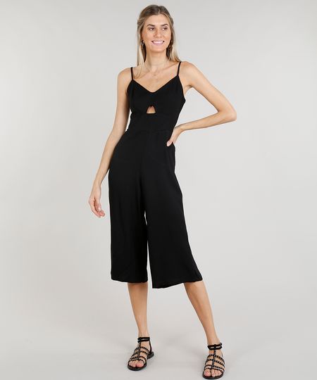 Macacao-Feminino-Pantacourt-com-Vazado-Alcas-Finas-Decote-V-Preto-9299250-Preto_1