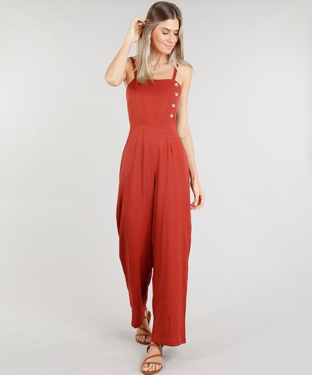 Macacao-Feminino-com-Botoes-Cobre-9245904-Cobre_1 Macacao-Feminino-com-Botoes-Cobre-9245904-Cobre_1