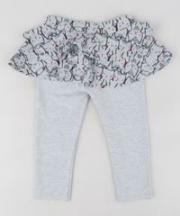 Calca-Legging-Infantil-com-Saia-e-Estampa-de-Gatinhos-Cinza-Mescla-9247440-Cinza_Mescla_4