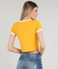 Blusa-Cropped-Feminina-Basica-Gola-Contrastante-com-No--Mostarda-9230382-Mostarda_2