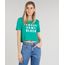 Blusa-Feminina-Ampla--Famous-On-My-Block--Manga-Curta-Decote-Redondo-Verde-9311098-Verde_1