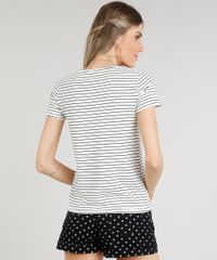 Blusa-Feminina-Mickey-Mouse-Listrada-Manga-Curta-Decote-Redondo-Off-White-9318015-Off_White_2
