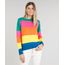 Sueter-Feminino-Listrado-Arco-Iris-em-Trico-Multicor-9322979-Multicor_1