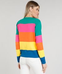 Sueter-Feminino-Listrado-Arco-Iris-em-Trico-Multicor-9322979-Multicor_2