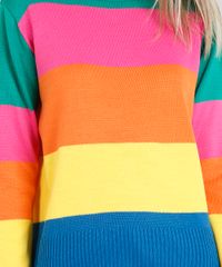 Sueter-Feminino-Listrado-Arco-Iris-em-Trico-Multicor-9322979-Multicor_4
