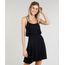 Vestido-Feminino-Curto-Evase-com-Sobreposicao-Alcas-Finas-Decote-Redondo-Preto-9299017-Preto_1
