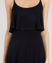 Vestido-Feminino-Curto-Evase-com-Sobreposicao-Alcas-Finas-Decote-Redondo-Preto-9299017-Preto_4