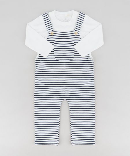 Conjunto-Infantil-de-Body-manga-Longa---Macacao-Listrado-Off-White-9114242-Off_White_1