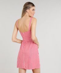 Vestido-Feminino-Curto-Estampado-Xadrez--Vermelho-9299248-Vermelho_2