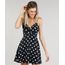 Vestido-Feminino-Curto-Evase-Estampado-de-Poas-Preto-9181374-Preto_1