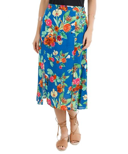Saia-Midi-Floral-Azul-8052105-Azul_1 Saia-Midi-Floral-Azul-8052105-Azul_1