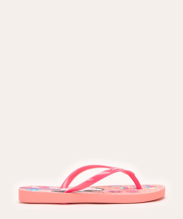 chinelo infantil ipanema pets rosa 25-26