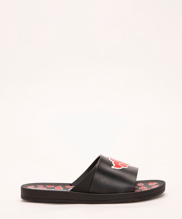 chinelo slide infantil naruto preto 25