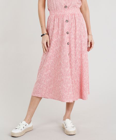 Saia-Midi-Feminina-Canelada-Listrada-com-Botoes-Vermelha-9319802-Vermelho_1 Saia-Midi-Feminina-Canelada-Listrada-com-Botoes-Vermelha-9319802-Vermelho_1
