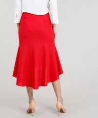 Saia-Midi-Feminina-Em-Linho-com-Recorte-Mullet-Vermelha-9243904-Vermelho_2