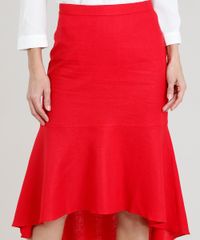 Saia-Midi-Feminina-Em-Linho-com-Recorte-Mullet-Vermelha-9243904-Vermelho_4