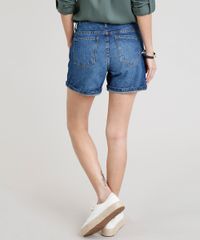 Short-Jeans-Feminino-Midi-com-Botoes-Azul-Escuro-9271819-Azul_Escuro_2