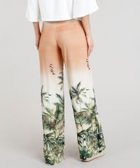 Calca-Feminina-Pantalona-Estampada-de-Coqueiros-Bege-9302622-Bege_2